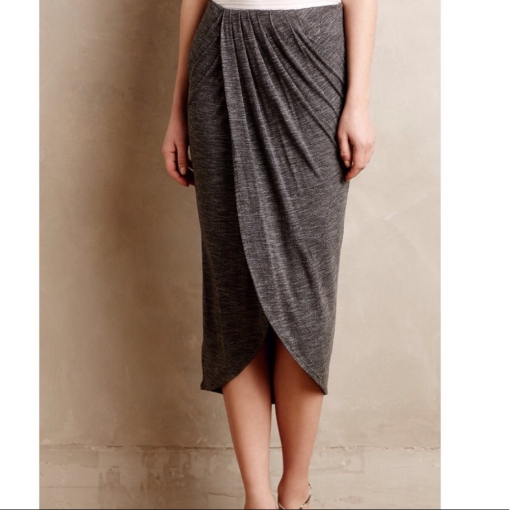 Dolan midi high/low skirt